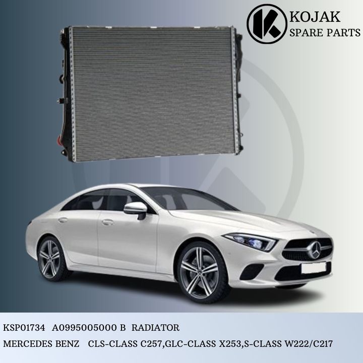 Radiator for Mercedes-Benz CLS-Class C257, GLC-Class X253, S-Class W222/C217