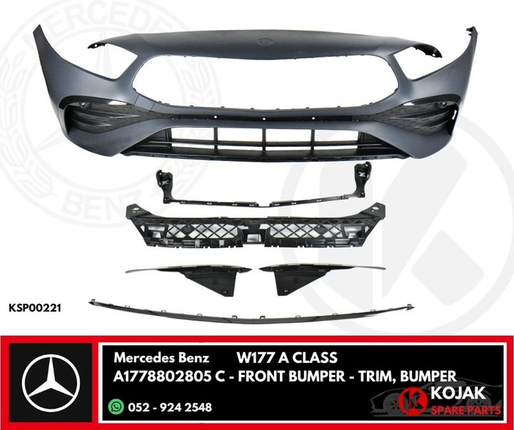 Front Bumper and Trim Mercedes Benz W177 A Class