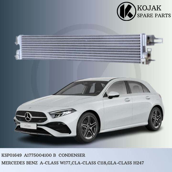 Condenser for Mercedes-Benz A-Class W177, CLA-Class C118, GLA-Class H247