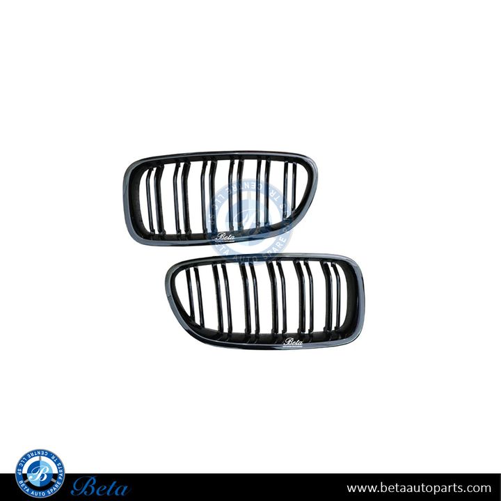 BMW 5 Series F10 (2010-2016), Radiator Grille M5 Look (Gloss Black), China, 51138057223 / 51138057224
