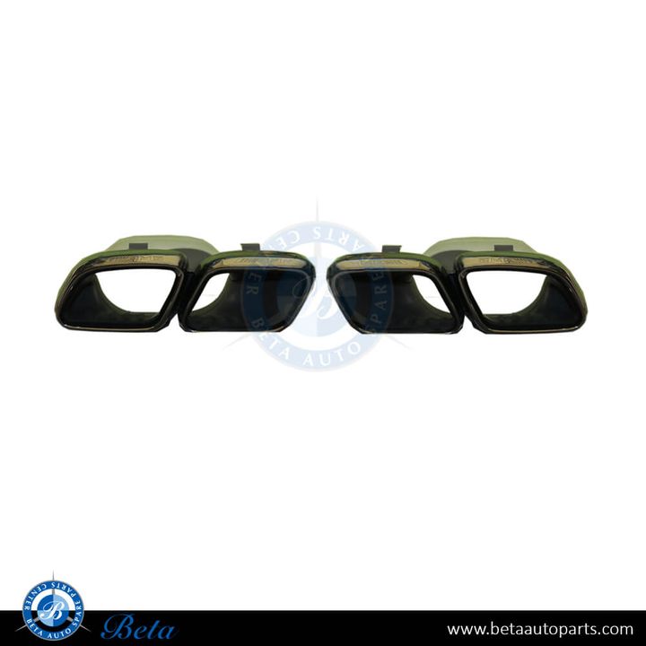 Mercedes C-Class / GLC-Class W205 / W253 (2019-2022), Exhaust Tips AMG C63/GLC63 (Black), China, 0004903000 / 0004903100
