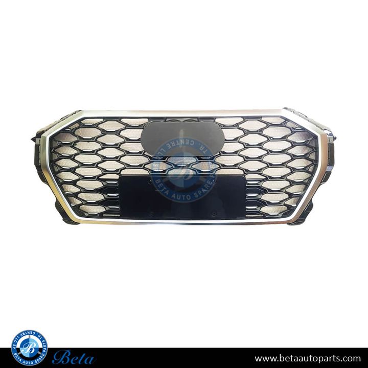 Audi Q3 Sportsback  S-Line (2019-2025), Radiator Grille (Black and Chrome), China, 83F853651BRN4
