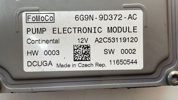 Fuel Pump Control Module - 2011 Land Rover LR2
