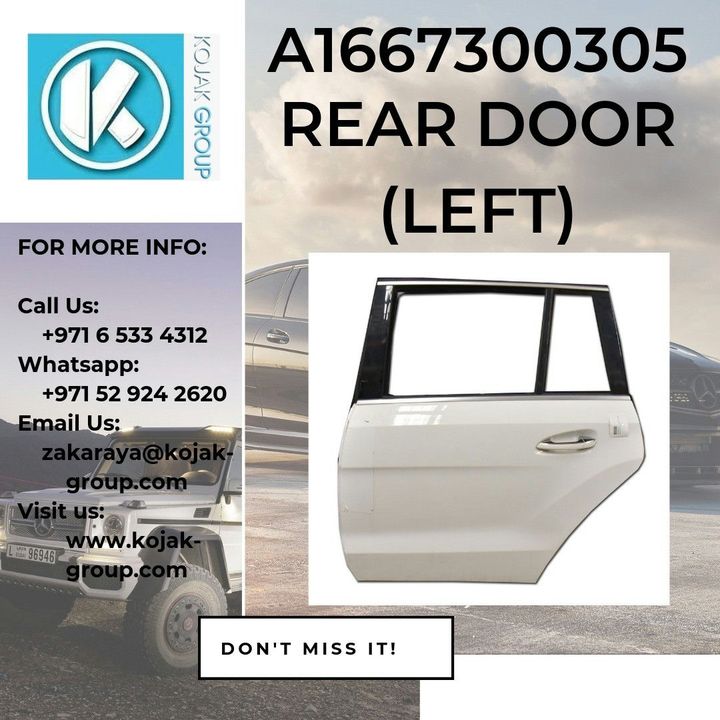 Mercedes-Benz M-Class/GL-Class W166/X166 Rear Left Door