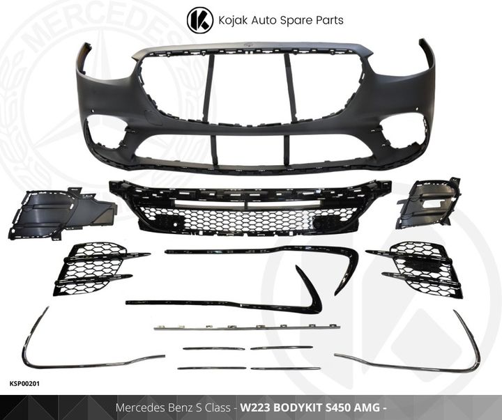 Mercedes Benz S Class W223 Front Bumper Bodykit S450 AMG