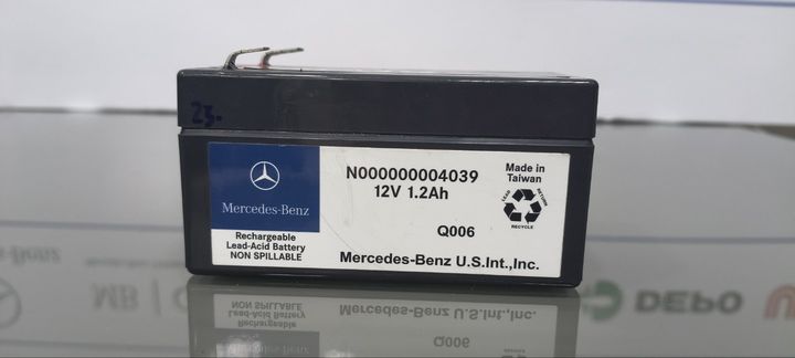 Mercedes-Benz 12V 1.2Ah Lead-Acid Battery N000000004039