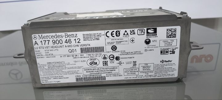 Mercedes-Benz NTG7 MBUX Head Unit Mid CHN Version