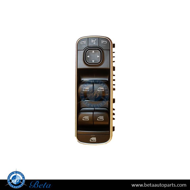 Mercedes W177 / C118 / W167 / C167 / X167 / W247 / X247 / H247 / W463 (2018-Up), Master Window Switch (Black), China, 1679050101 / 1679059803