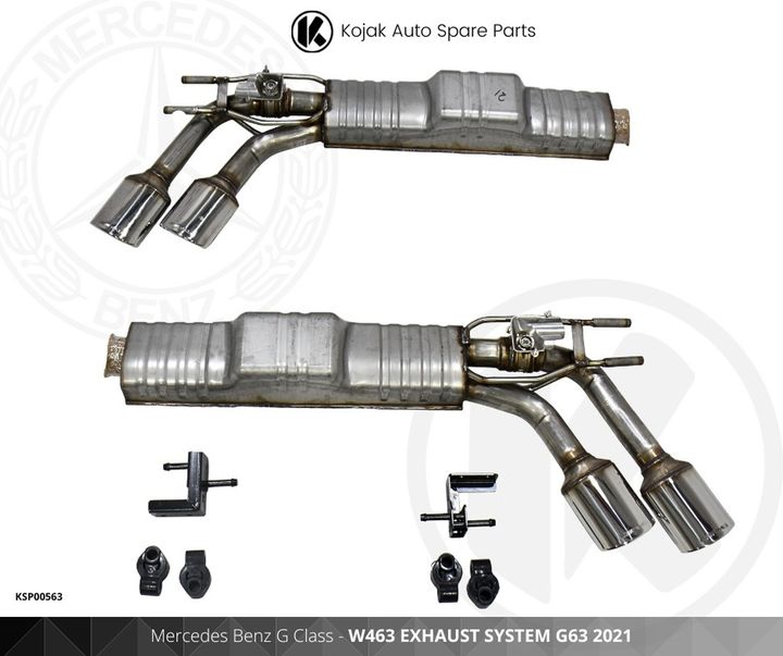 Mercedes Benz G-Class W463 G63 Exhaust System