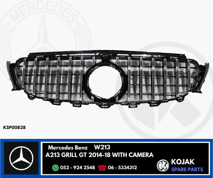 Front Grille Mercedes-Benz E-Class W213 AMG GT Style with Camera