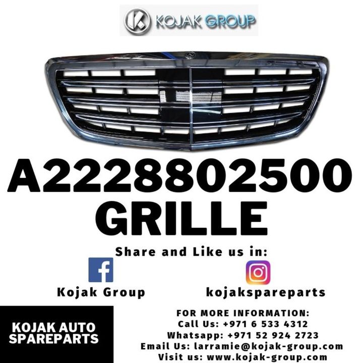 Mercedes-Benz S-Class W222 Front Grille