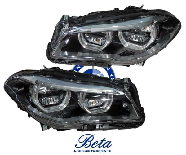 BMW 5 Series F10 (2010-2013), Headlamp Upgrade from Xenon to 2014 Adaptive LED Look, China, 63117352481 / 63117352482