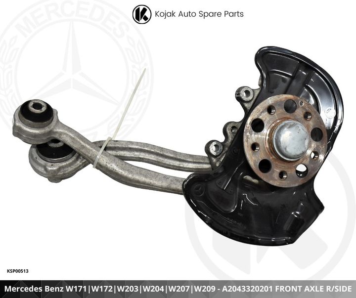 Mercedes Benz W204 W207 Front Right Steering Knuckle Assembly