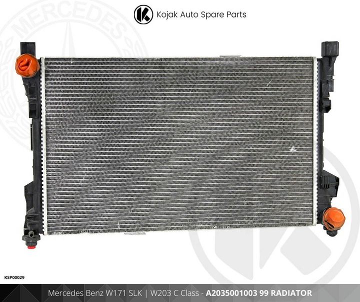 Radiator for Mercedes-Benz W171 SLK / W203 C-Class
