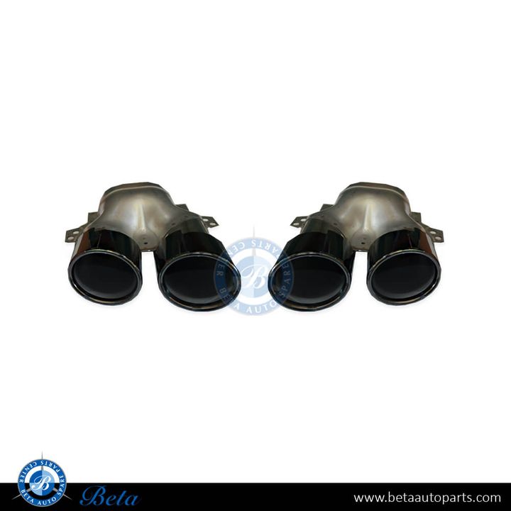 Mercedes C-Class W205 (2015-2021), Exhaust Tips AMG C43 (Black), China, 1724902100 / 1724902200