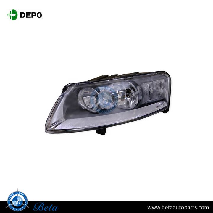 Audi A6 (2004-2008), Headlamp Normal (Left), Depo, 4F0941003A