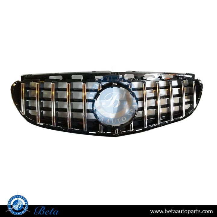 Mercedes E-Class W212 (2014-2016), Radiator Grille GT Look (Black and Chrome), China