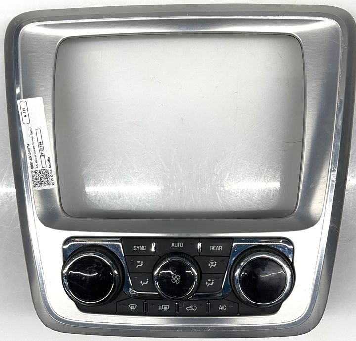 A/C Heater Climate Control Switch - 2015 GMC Acadia