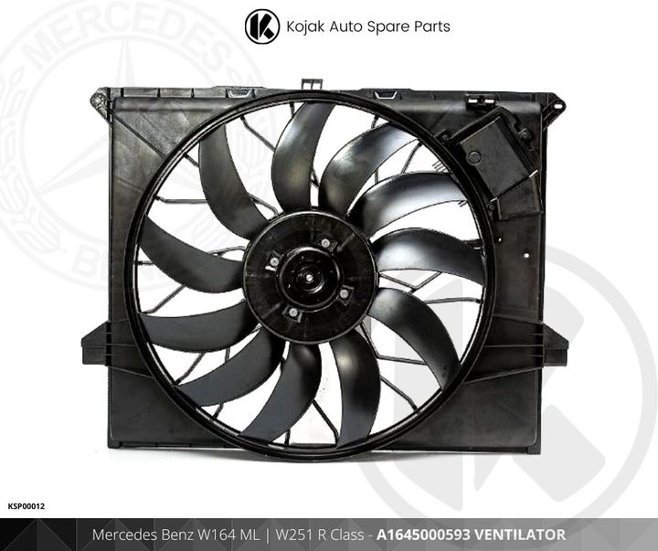 Mercedes Benz W164 ML / W251 R Class Cooling Fan