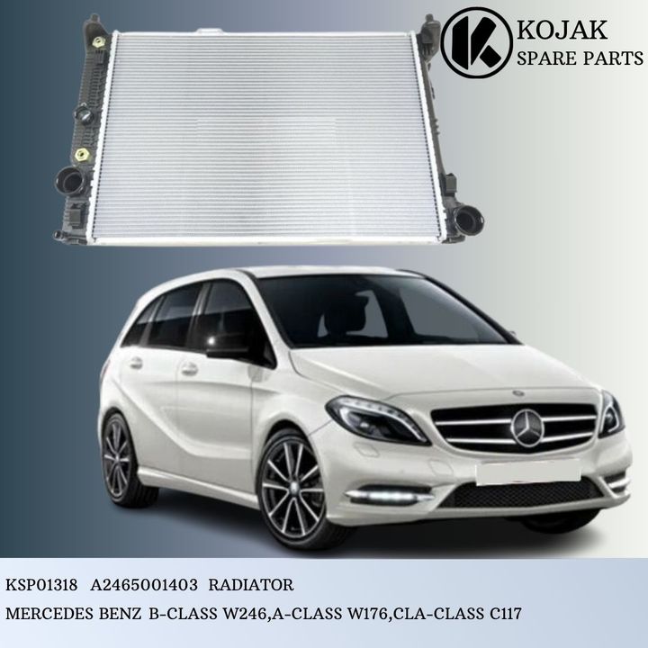 Radiator for Mercedes-Benz B-Class W246, A-Class W176, CLA-Class C117