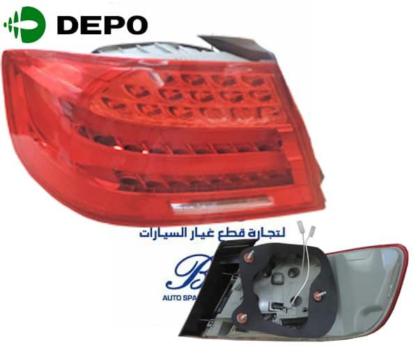 BMW 3 Series E92 LCI (2009-2011), Tail Lamp (Left), Depo, 63217251957