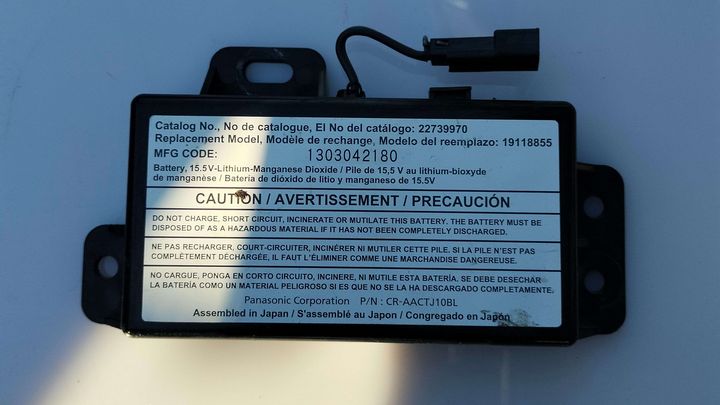 Battery Backup Communication Control Module - 2013 Cadillac ATS