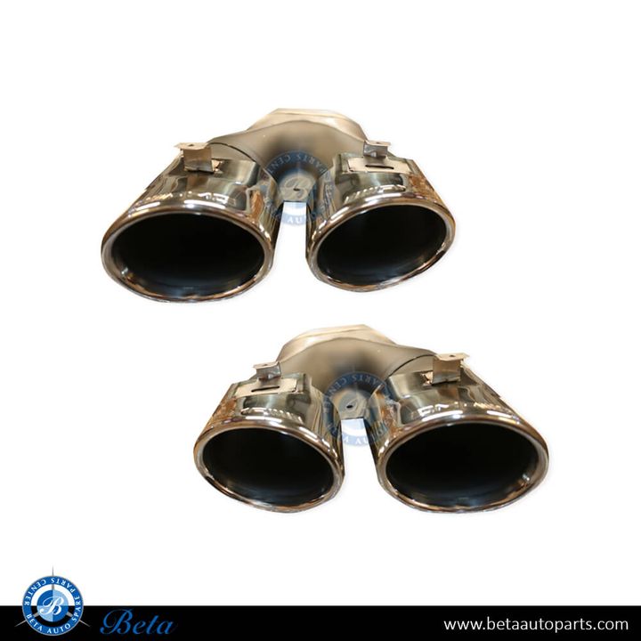 Mercedes C-Class / GLC-Class W205 / C205 / W253 / X254 (2019-Up), Exhaust Tips AMG C43/GLC43 (Silver), China, 2054903903 / 2054904003