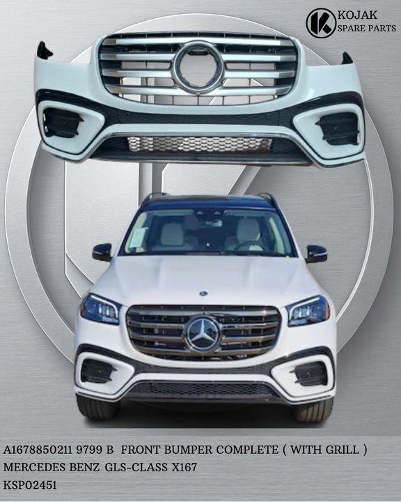 Front Bumper Complete with Grille Mercedes-Benz GLS-Class X167