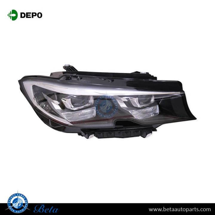 BMW 3 Series G20 (2019-2022), Headlamp LED (Right), Depo, 63118496150