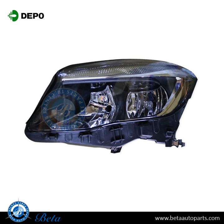 Mercedes GLA-Class X156 (2014-2016), Headlamp Normal (Left), Depo, 1569061100