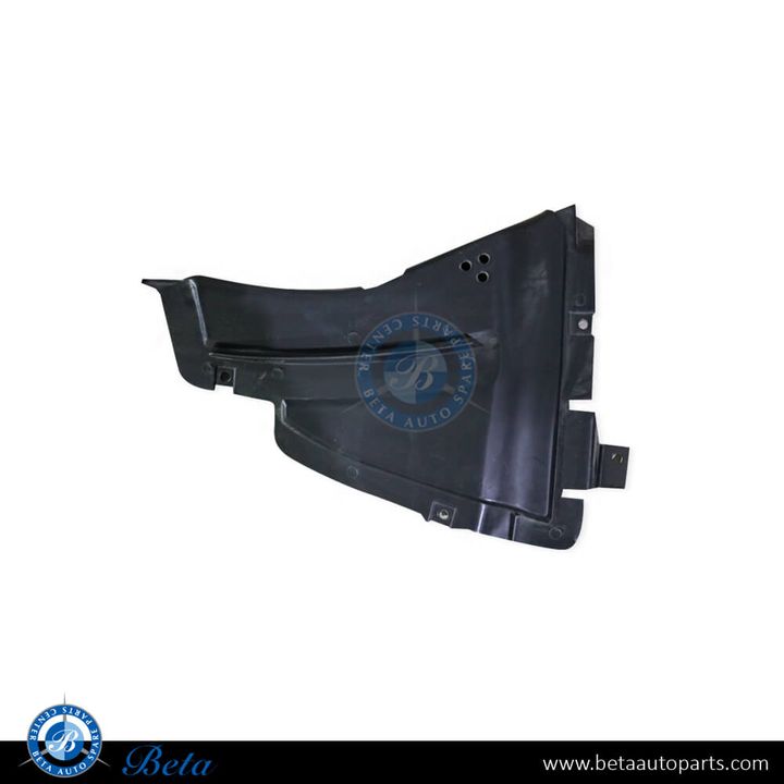 BMW 7 Series F01 / F02 LCI  (2013-2015), Front Wheel Fender Liner Triangular Cover (Left), China, 51757302375
