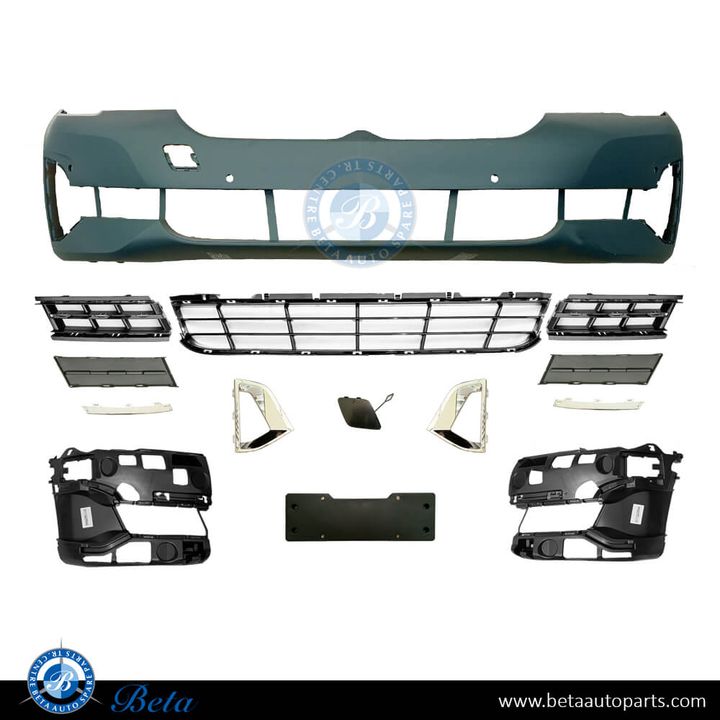 BMW 5 Series G30 LCI (2021-2023), Front Bumper with PDC, China