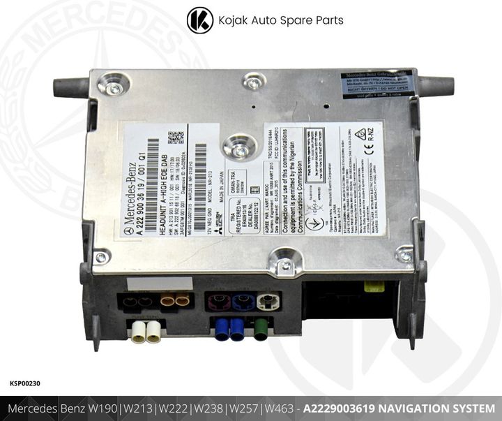 Mercedes-Benz W222 S-Class Headunit A-High ECE DAB Navigation System
