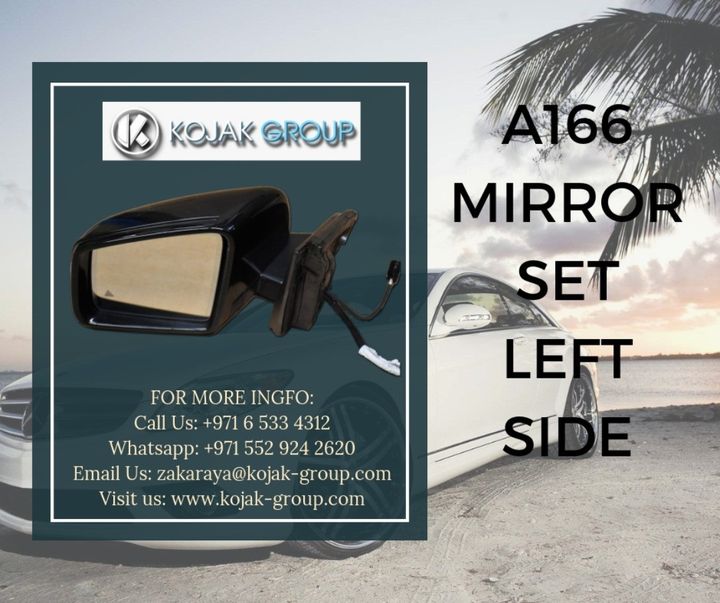 Left Side Mirror Mercedes-Benz ML/GL/GLE/GLS A166 with Blind Spot Assist