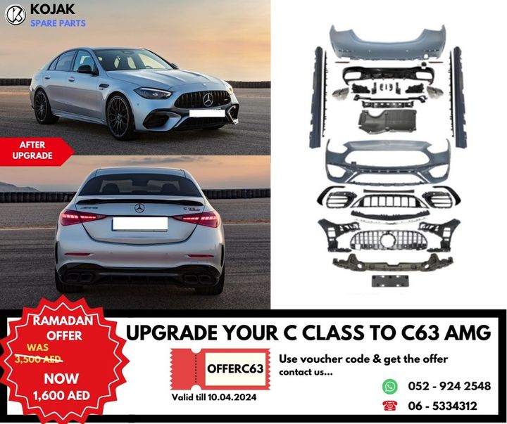 Mercedes-Benz C-Class W206 C63 AMG Style Body Kit