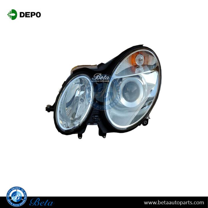 Mercedes E-Class W211 (2003-2005), Headlamp (Left), Depo, 2118200161
