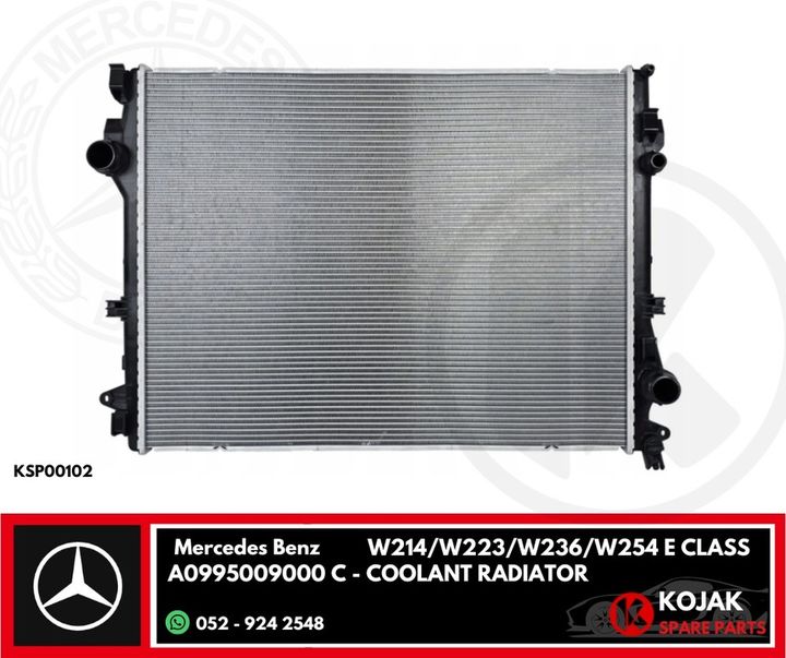 Mercedes Benz E Class Coolant Radiator