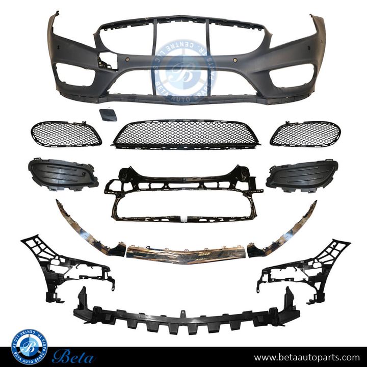 Mercedes CLS-Class W218 (2015-2018), Front Bumper Normal AMG with Park Assist, Taiwan, 2188850300