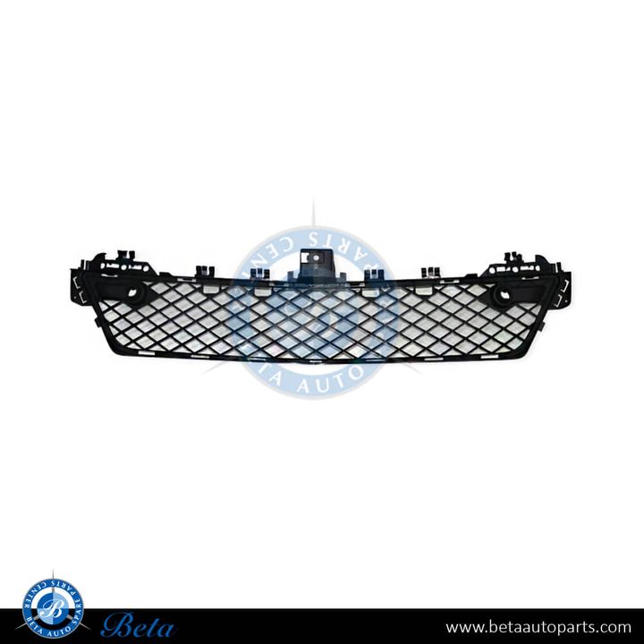 Mercedes C-Class W204 (2011-2014), Front Bumper Lower Grille with PDC - Black (Center), Taiwan, 2048851324