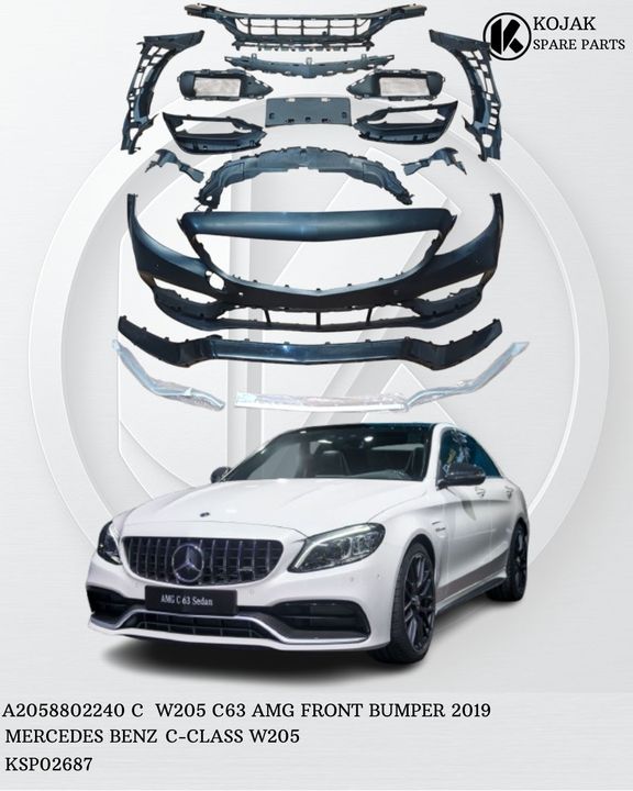 Mercedes-Benz C-Class W205 C63 AMG Front Bumper Kit