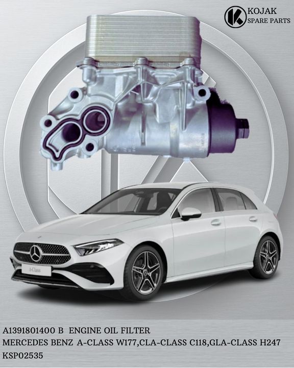 Mercedes-Benz Engine Oil Filter Housing with Cooler