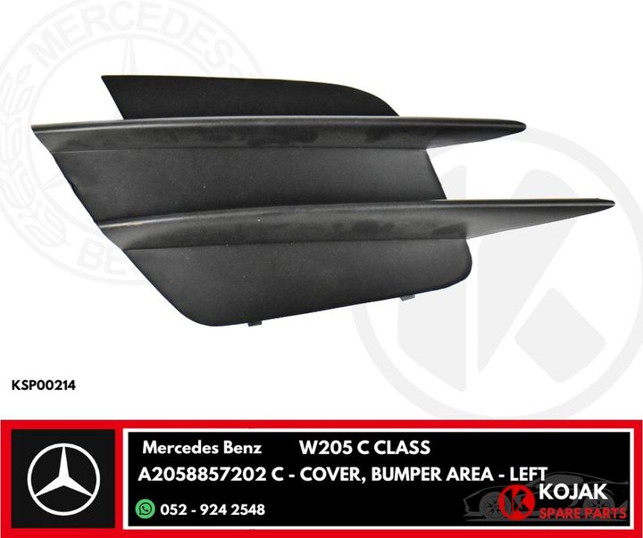 Mercedes-Benz W205 C-Class Left Bumper Area Cover