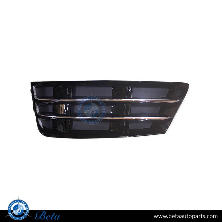 Audi A4 (2016-2019), Fog Lamp Cover with Chrome Moulding without Hole (Left), China, 8W0807681