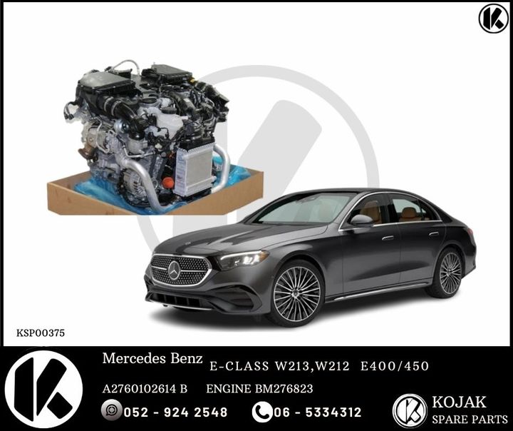 Mercedes Benz E-Class W213/W212 E400/450 Engine M276.823