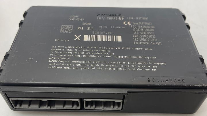 Keyless Control Module - 2017 Jaguar XE
