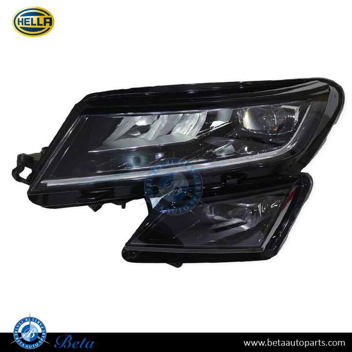 Skoda Kodiaq (2016-Up), Headlamp LED (Left), Hella, 566941015E