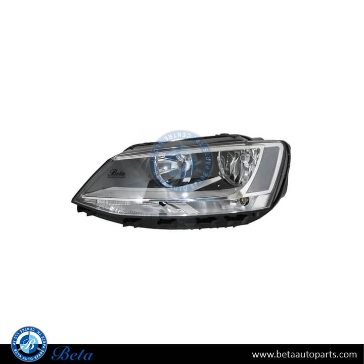 Volkswagen Jetta (2012-2018), Headlamp Normal (Left), Depo, 5C7941005A, 5C7941005H