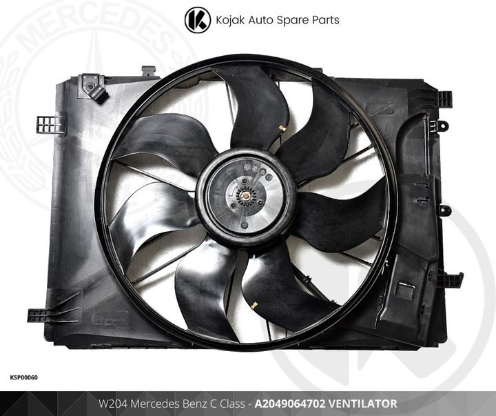 Radiator Cooling Fan Assembly Mercedes Benz C-Class W204