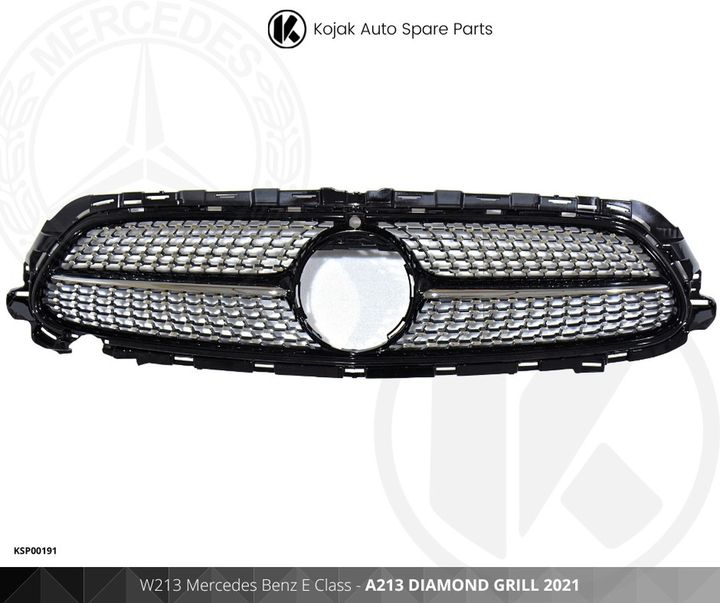 Mercedes Benz E Class W213 Diamond Front Grille