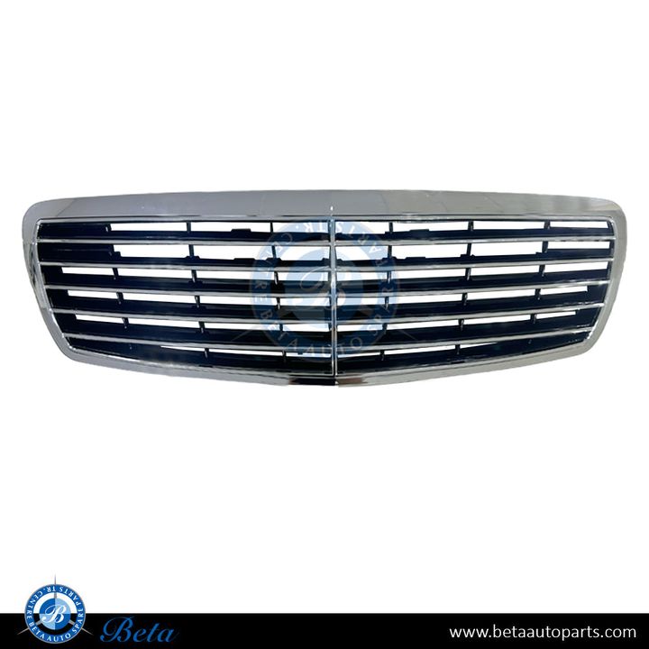 Mercedes E-Class W211 (2003-2005), Radiator Grille with Black Moulding (Avantgarde), Taiwan, 2118800583